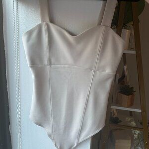 abercrombie and fitch tan bodysuit